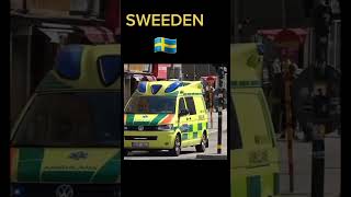 Verschiedene Krankenwagen In Verschiedenen Ländern