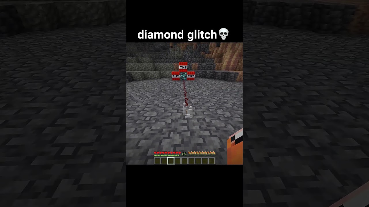 Minecraft Diamond Glitch Moment