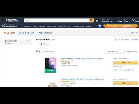 how-to-share-amazon-wish-list