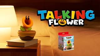 La flor parlante de Super Mario Bros Wonder. Fiel a su diseño digital y con personalidad propia.