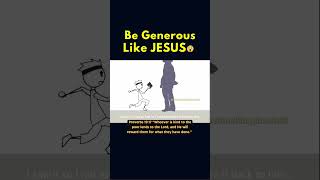 Be Generous Like Jesus 😱🤯❤️ #Shorts #Youtubeshorts #Jesus #Generous #Bible #Fypシ