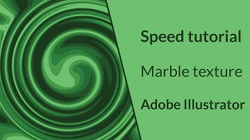 How to design a marble swirl texture - Adobe Illustrator tutorial