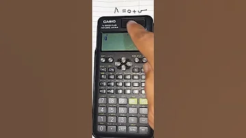 حل المعادلة بالالة الحاسبة 