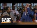 Mike 'The Miz' goes absolutely wild debating Stephen A. on the Cavaliers | First Take | ESPN