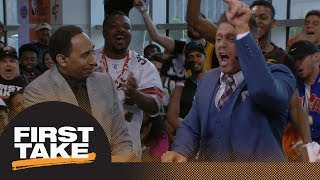Mike 'The Miz' joins First Take and goes absolutely nuts when debat...