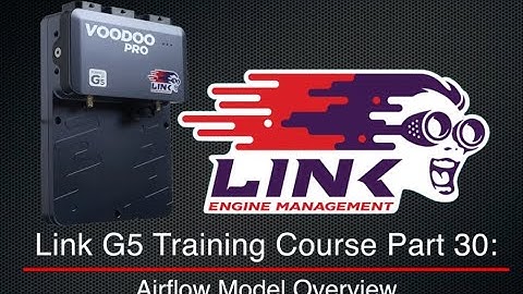 Link G5 Training Course Part 30: Modelled Airflow Model Overview | Evans Performance Academy