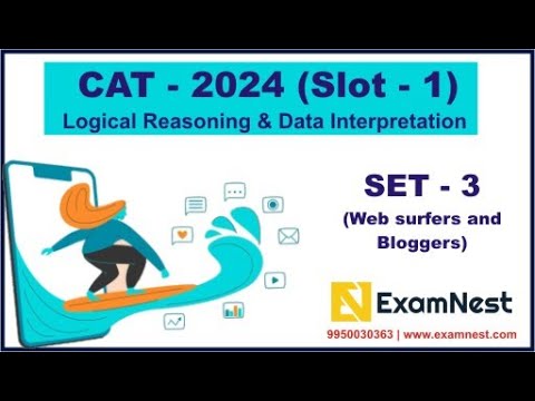 CAT 2024 | LRDI Solutions | Slot 1 | Set - 3 | Web Surfers and Bloggers ...