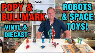 Popy and Bullmark Vinyl & Diecast Robots and Space Toys Review Antique Toys