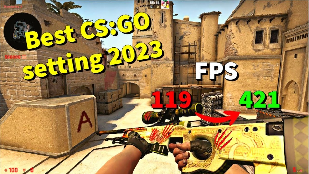 The best CS:GO settings for FPS/Visibility 2023!!! (For competitive ...