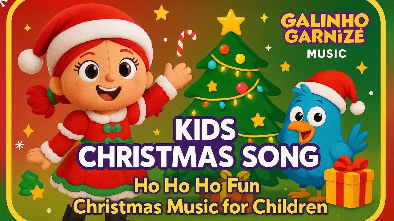 Kids Christmas Song | Ho Ho Ho Fun Christmas Music for Children - YouTube