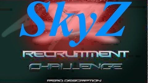 SkyZ Recruitment Challenge - #SzRC