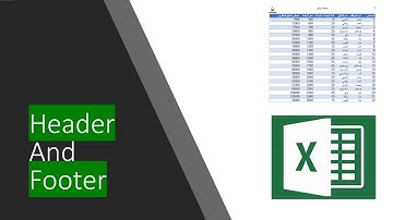 header and footer in excel - كيفية وضع لوجو الشركة وترقيم الصفحات وغيرها عند طباعة الجداول
