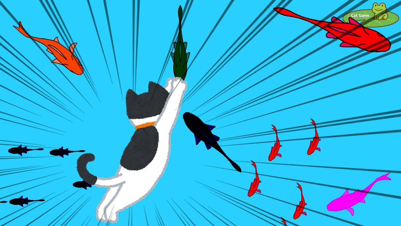 うみママも飛びついた「猫が喜ぶ魚が泳ぎ回る映像🐟」猫用のYouTube