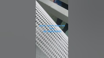 Plastic square shape filter net production line