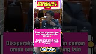 DPR Says Teachers' Minimum Salary is 15 Million Rupiah #teacher #prabowo #honoraryteacher #shorts...