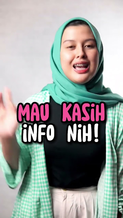 Kalo ‘CMIIW’ artinya apa yaa?? Tulis di comment💭