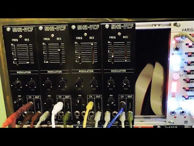 Timeout w/ 4x SH2-VCF + Oberheim Matrix-12 Eurorack DEMO