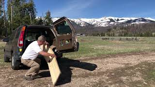 DIY Folding Dog Ramp for Car