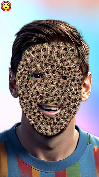 Asmr 2d Leonel Messi Masker Wajah Bersih Perawatan 🏆⚽ #shorts