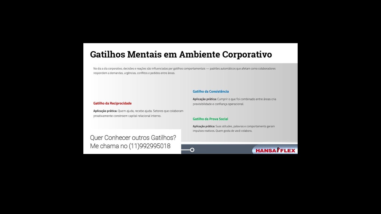 Gatilhos Corporativos