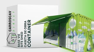 Bungalow De Chantier Container Autonome