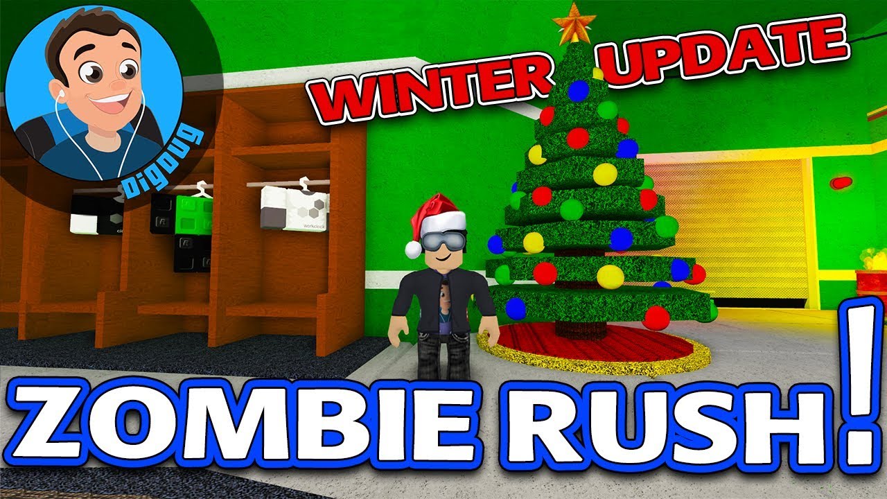 Christmas Comes To The Zombie Apocalypse In Roblox Zombie Rush Winter Update Youtube - roblox christmas rush on xbox 360 roblox