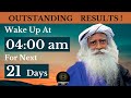 Phenomenal results  benefits of waking up in brahma muhurta at 4 am  sadhguru  the mystic eye