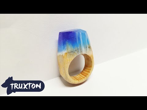 making secret ring / 지중해의 하늘을 품은 레진 반지
