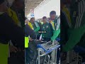 Relebogile Mofokeng and thalente Mbatha arriving in maxico for world cup