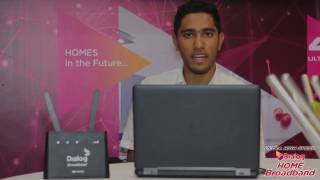 Setting up the Dialog Home Broadband Router