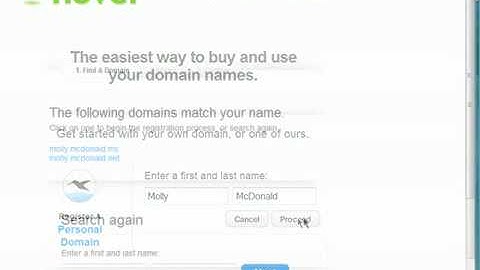 Get a personalized domain