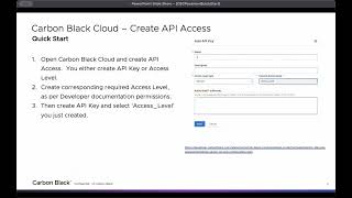 Part 1 of 2: QuickStart: Carbon Black Cloud API Postman Scripting