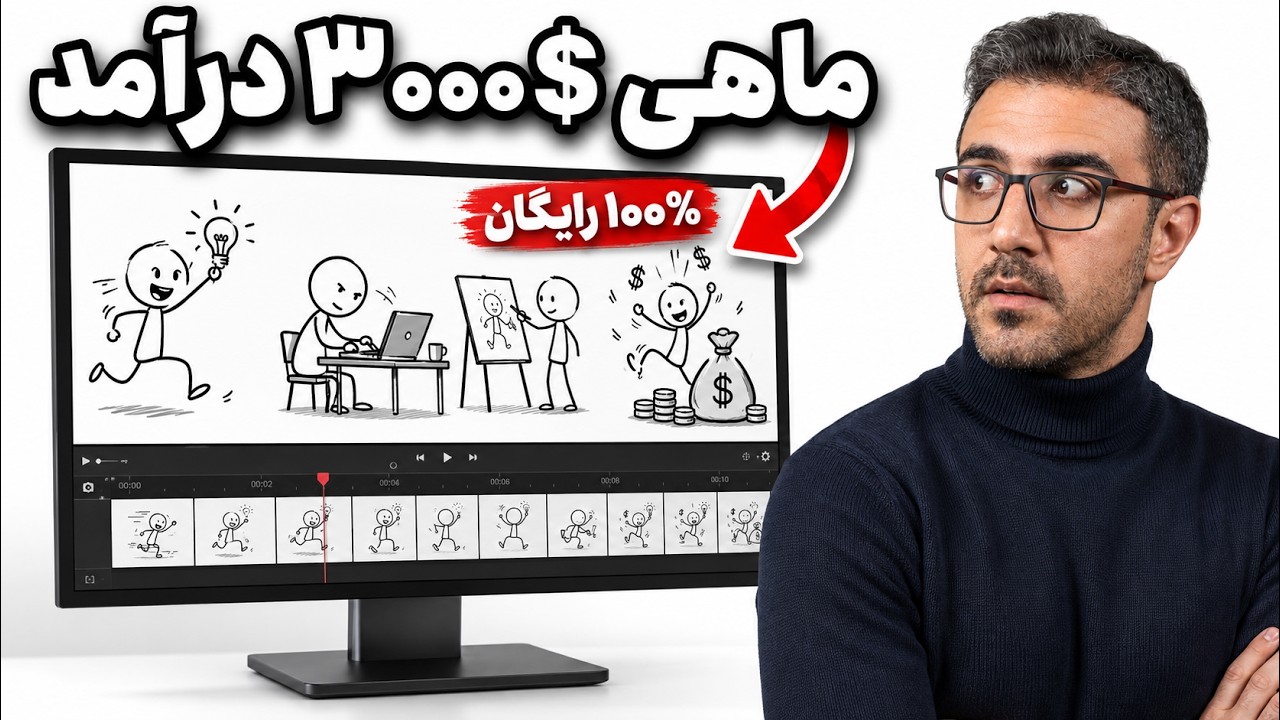 این چنل بدون چهره فارسی ماهی ۳۰۰۰ دلار  درمیاره اما چطوری شبیهش بسازم؟