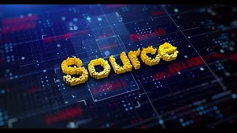 Pixelated Word Source | Motion Graphics template - Envato elements