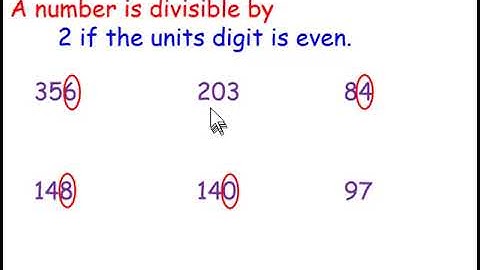 Divisibility Rules Part 1 Prime factorization