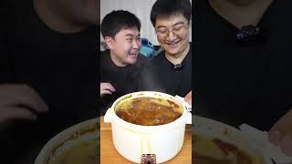 肥牛蟹柳螺蛳粉火锅加麻辣小龙虾串加麻酱方便面#一起吃饭吧