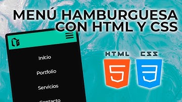 Creando menú hamburguesa con HTML y CSS