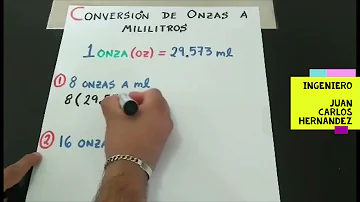 ¿1 onza es lo mismo que 1 ml?