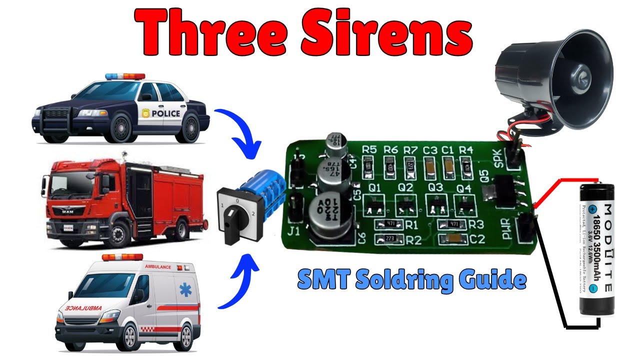 [New] Top 3 Transistor Alarm 🚨 Circuit with Diagram | Top 5 Transistor ...