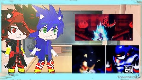 Team Sonic Reacts To |Metallix vs Sonic.exe and fatal error