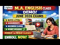 IGNOU MA English Demo Class | Syllabus, Exam Pattern &amp; Study  | MEG-02, MEG-05 #ignou #maenglish 