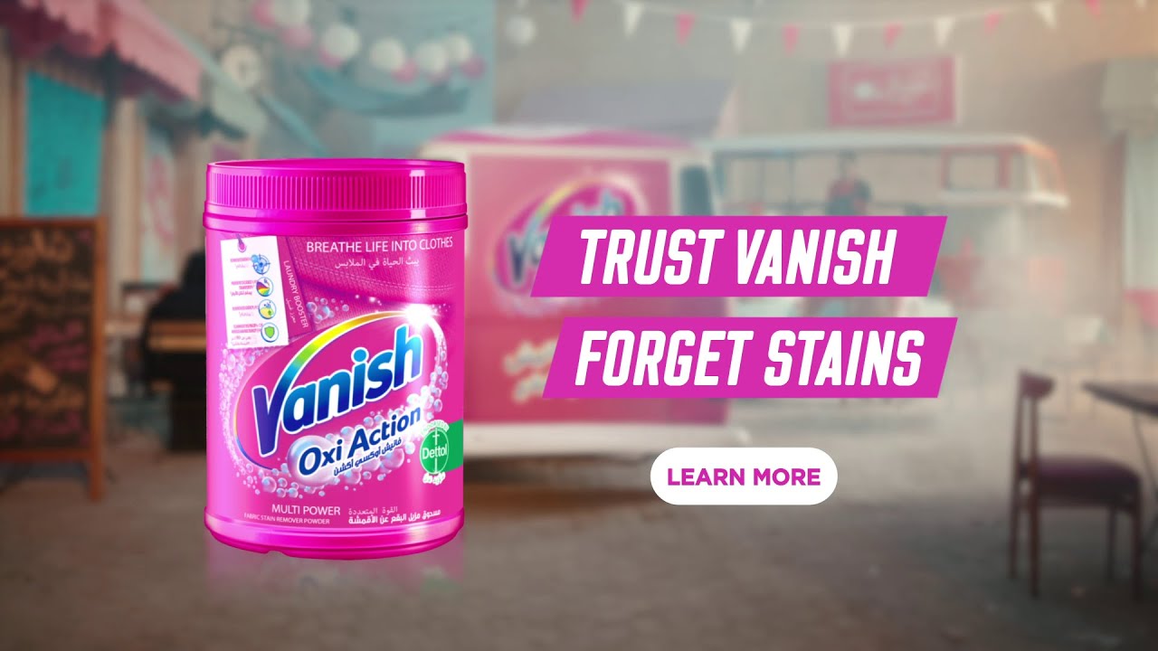 Say goodbye to the toughest stains with Vanish!