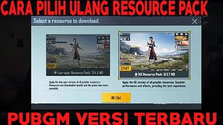 CARA PILIH ULANG RESOURCE PACK LOW ATAU HD DI PUBG MOBILE C1 S2 TERBARU screenshot 4