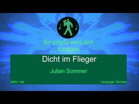 Julian Sommer - Dicht im Flieger - Karaoke Version (ReEdit) | SGL 152