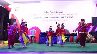 Tarian Kreasi Betawi, Joget dengan iringan Lagu Ondel-ondel