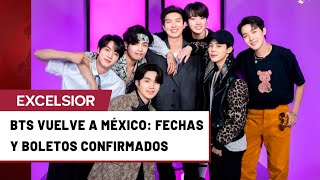 BTS confirma conciertos en México y anuncia tres fechas en la CDMX