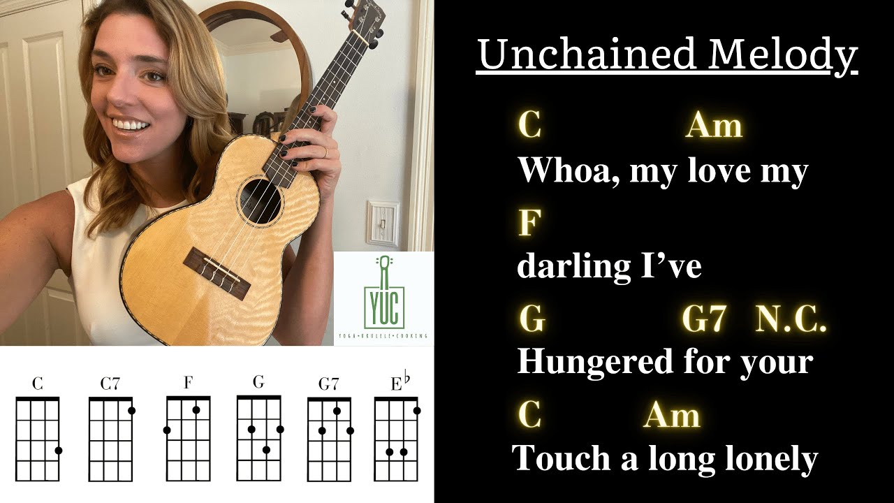 Unchained Melody Ukulele Tutorial & Play Along YouTube