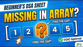 Missing In Array | Beginner's DSA Sheet