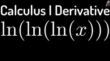 Finding the Derivative of f(x) = ln(ln(lnx)) using the Chain Rule