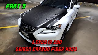 Seibon Carbon Fiber Hood LEXUS is 200t Lexus Is350 Carbon Fiber Hood